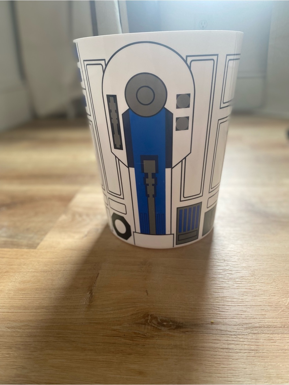 Star Wars R2-D2 Wastebasket Trash Can Lucasfilm Jay Franco Kids Bedroom Deco